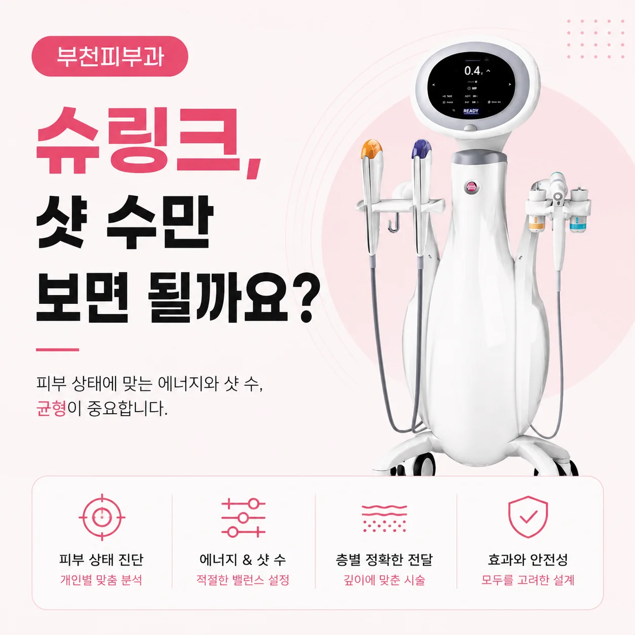 슈링크, 샷 수가 많으면 더 좋은 걸까요?